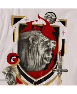 Men's Gryffindor Shield Wrealistic Lion T Shirt