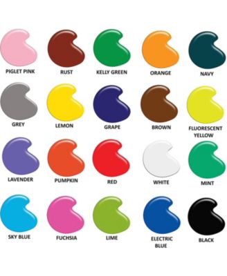 Art Supply Acrylic Pouring Paints, Set of 20 Colors | Pre-mixed, Water-Based Craft Paint, 2oz Bottle Assortment of 20 Colors