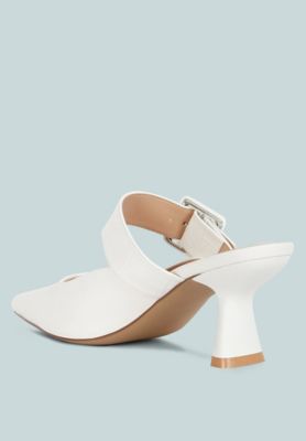 Womens Shein Star Slim Block Heel Mules