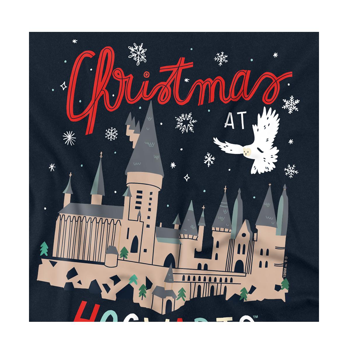 Harry Potter Men's Christmas At Hogwarts T Shirt