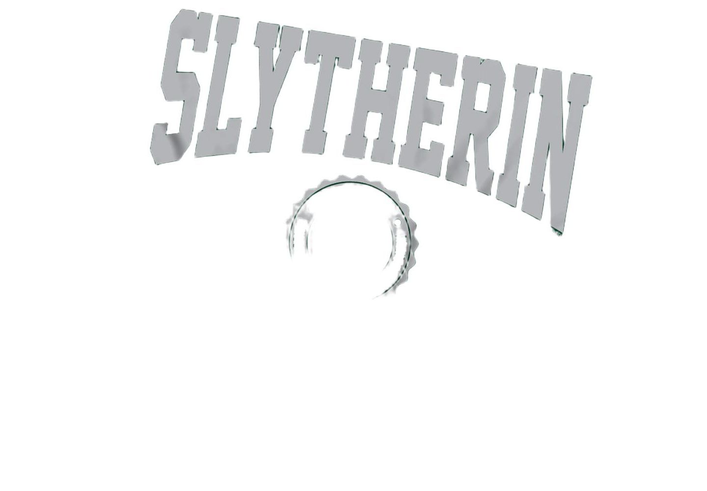 Мужская футболка Harry Potter Slytherin Seal, цвет: Тёмно-зелёный — фото 2