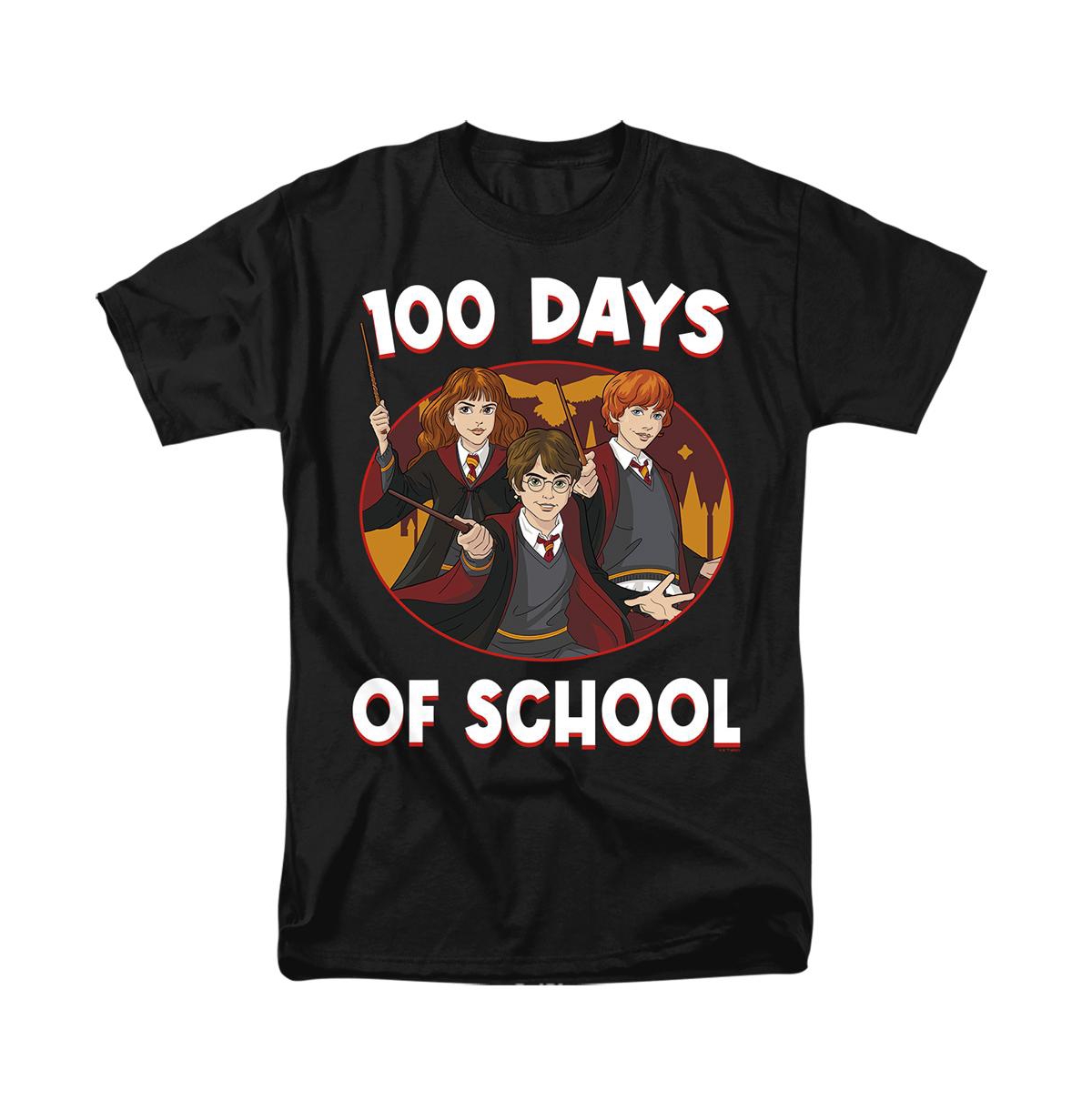 Harry Potter Men's 100 Days Of School T Shirt - Black