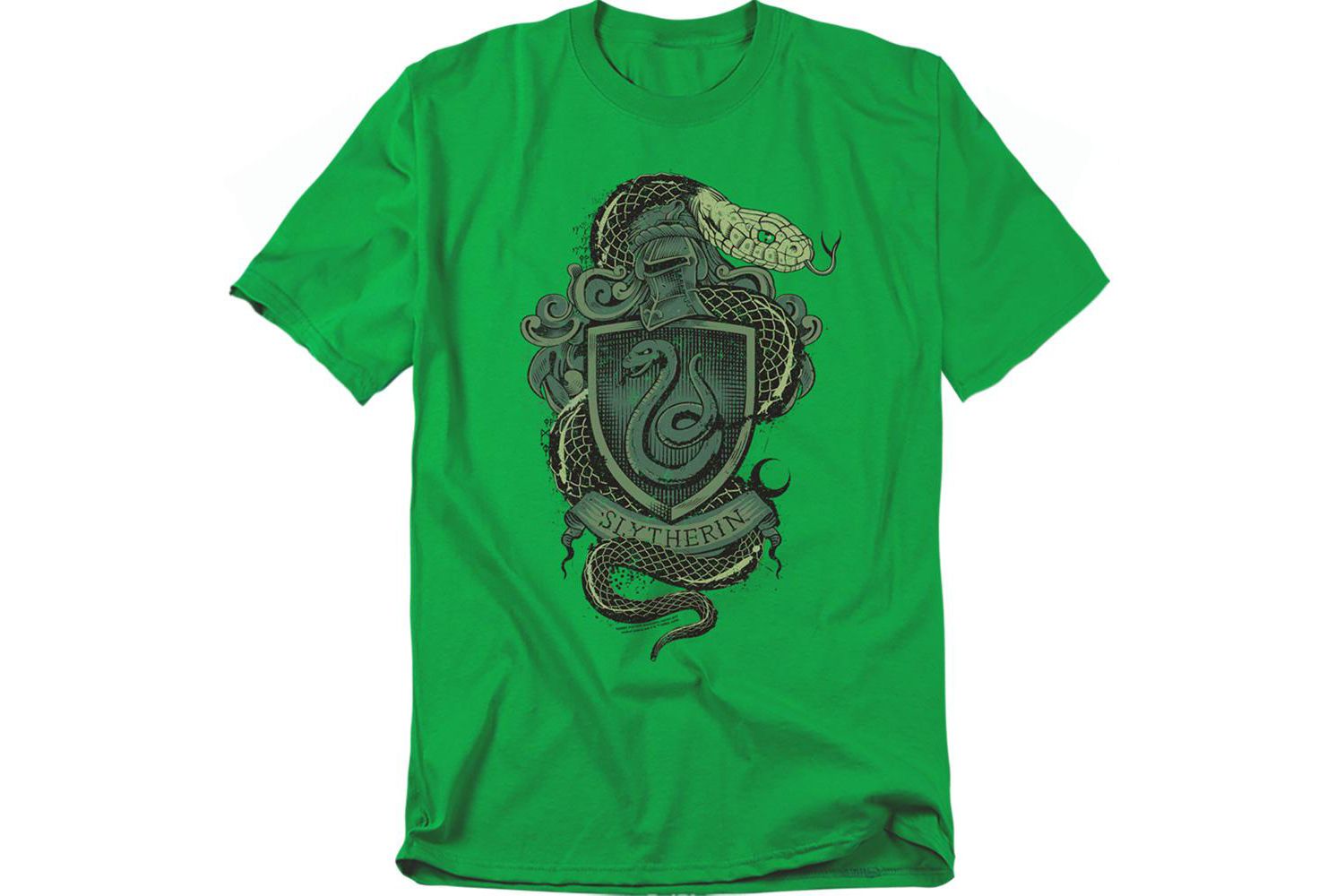 Men's Vintage Slytherin Shield Crest T Shirt