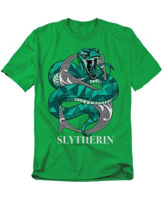 Men's Mosaic Slytherin With Snake T Shirt
