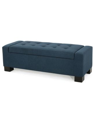 Lawton Fabric Storage Ottoman Contemporary Style With Ample Storage