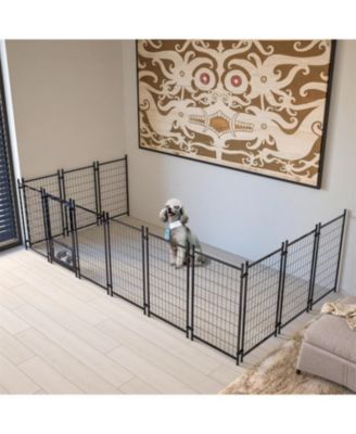  Dog Crate with Double Lock & Rotating Feeder