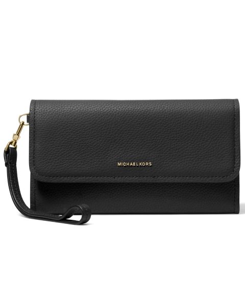 Женский клатч-браслет Michael Kors Jet Set Medium с клапаном, цвет: Чёрный