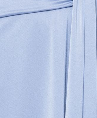 Petite Off-The-Shoulder Ball Gown