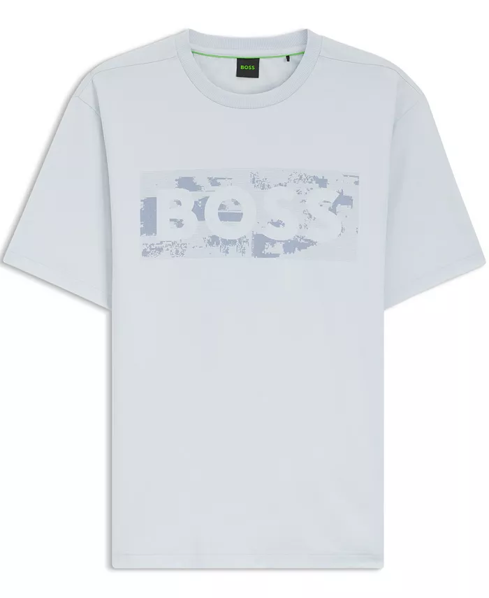 Men's Stretch-Cotton Logo Artwork T-Shirt - thumbnail 3