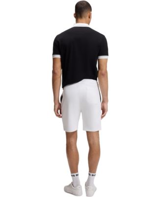 Men's Cotton-Blend Piping Trim Shorts