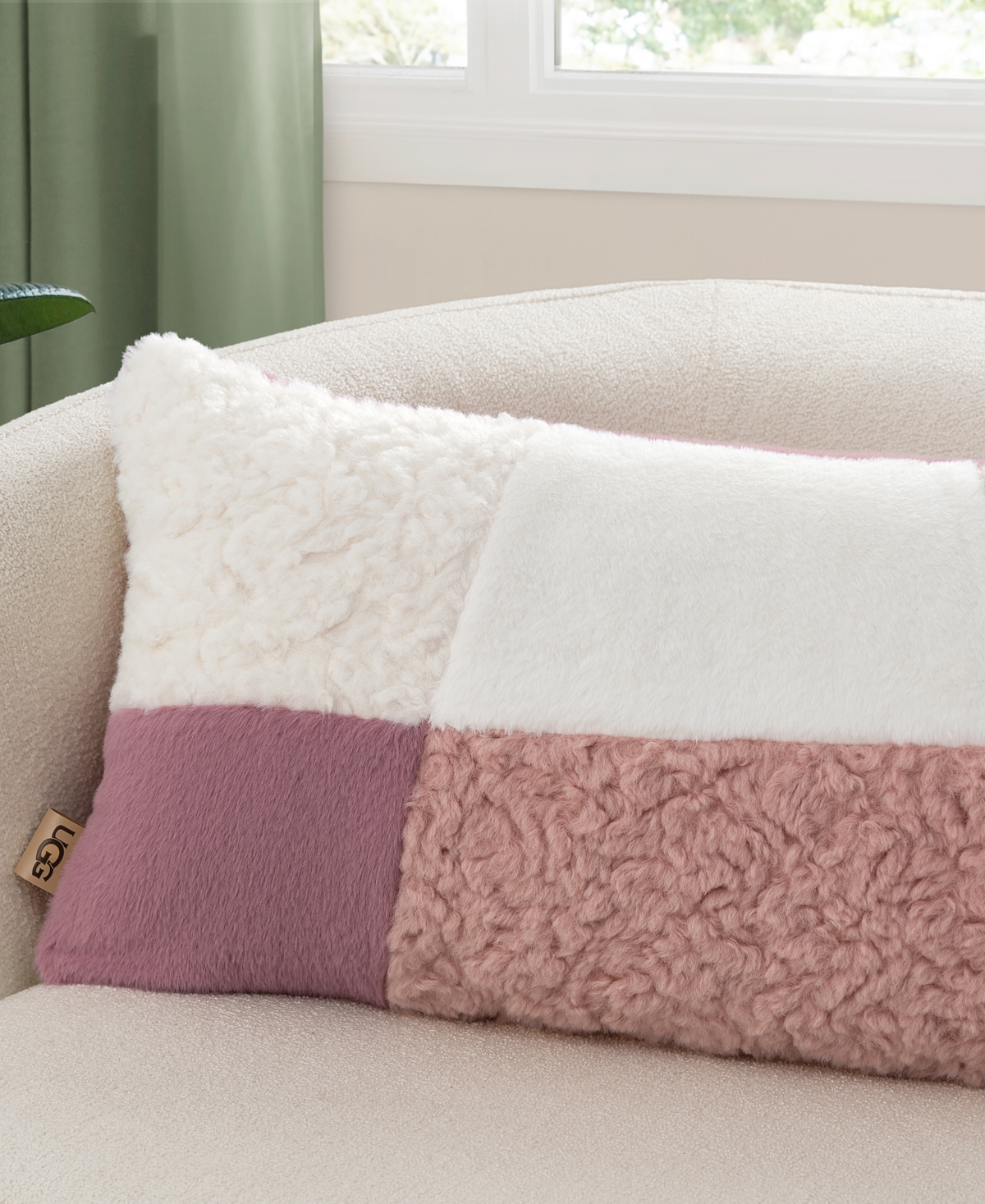 Ugg Sibel Textured Bolster Pillow, 14" x 30"
