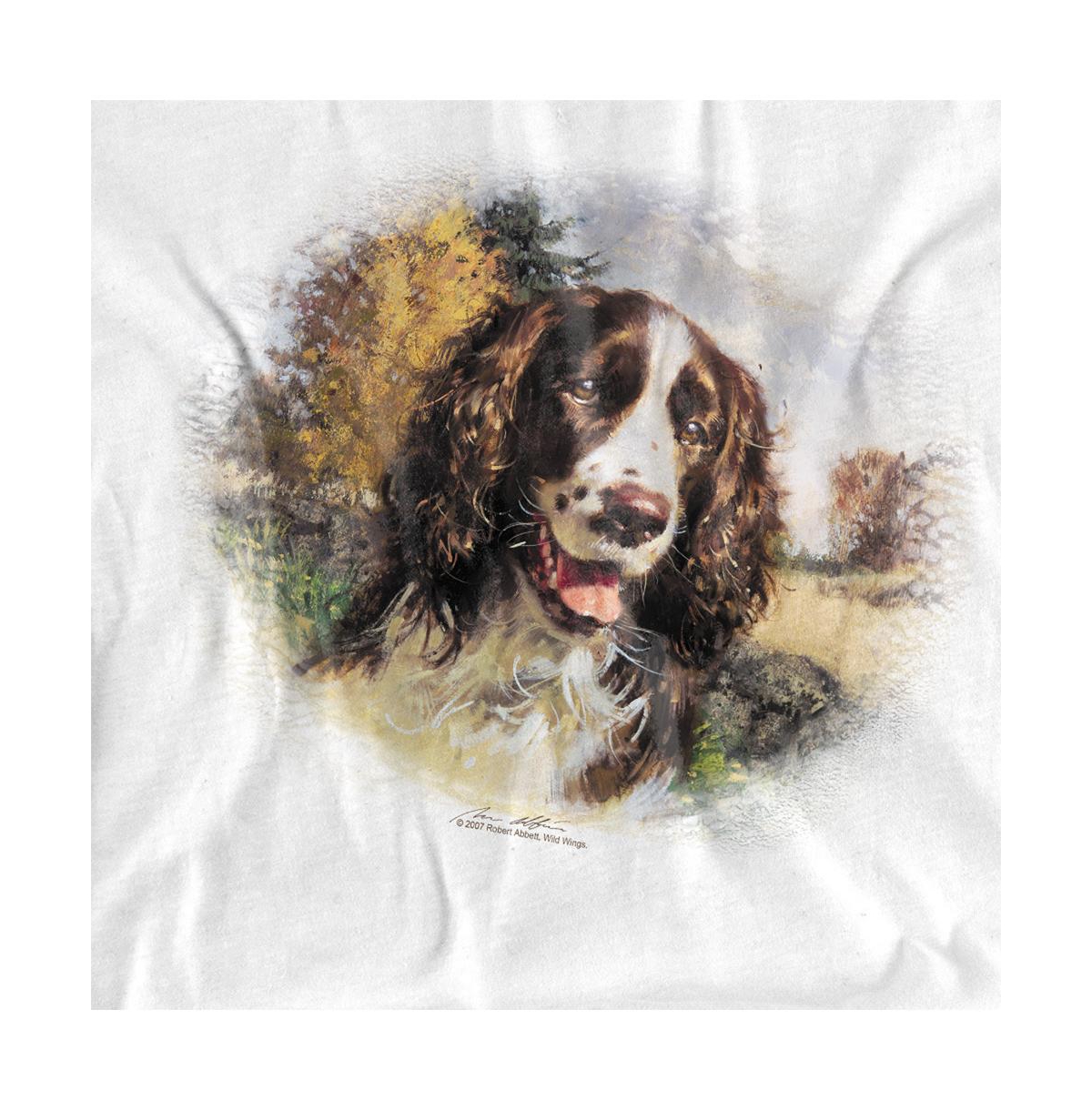 Wild Wings Men's Wildlife Springer Spaniel Head T Shirt