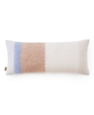 Simona Faux Mohair Bolster Decorative Pillow, 14" x 36"
