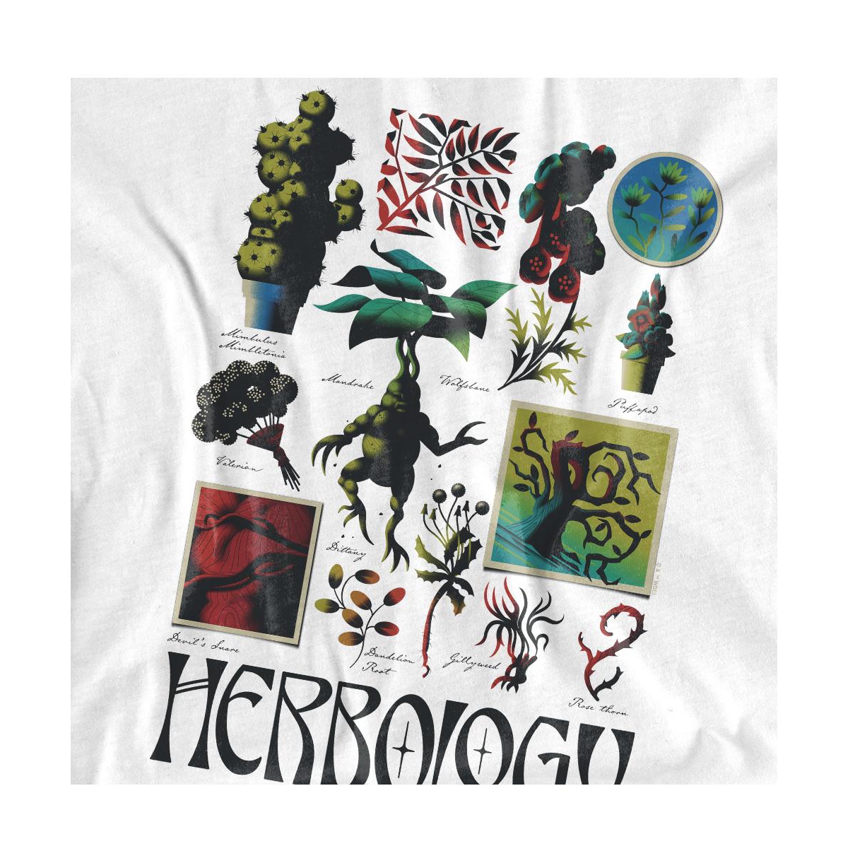 Harry Potter Men's Herbology Textbook T Shirt