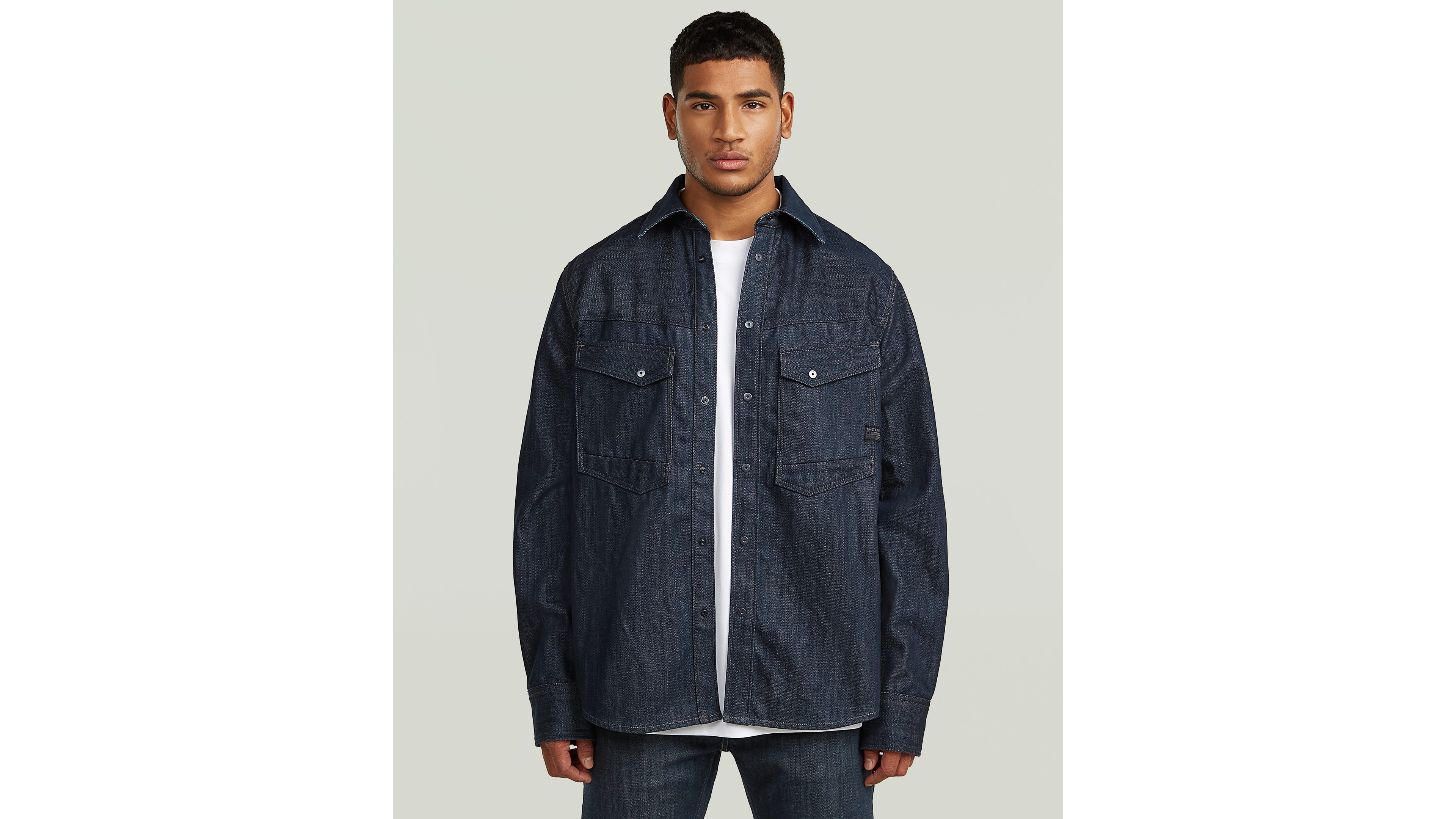 G-Star Raw Men's Dakota Regular Collared Overshirt