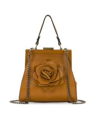 Rugged Natural Grain Small Tiphanie Frame Shoulder Bag