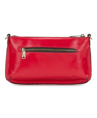 Laurina Small Floral Tooled Leather Wristlet Crossbody Bag