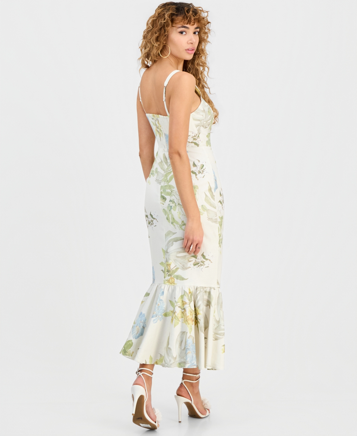 Guess Women's Rory Ruffled Hem Dress