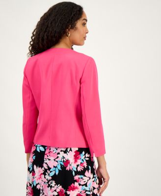 Women's Patch Pocket Open-Front Jacket