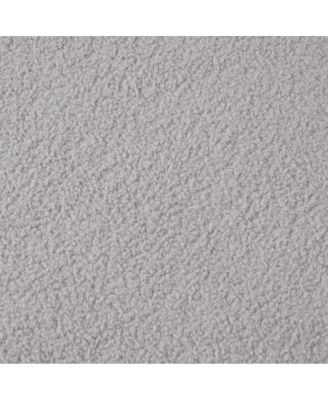 Curved Loveseat Sofa - Teddy Velvet, No-Assembly, 350 lbs Capacity