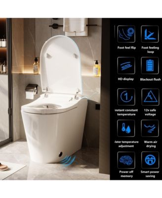Smart Toilet With High end pulse flushing | Instant heating | Wireless remote control | Vortex flushing | Full body waterproof
