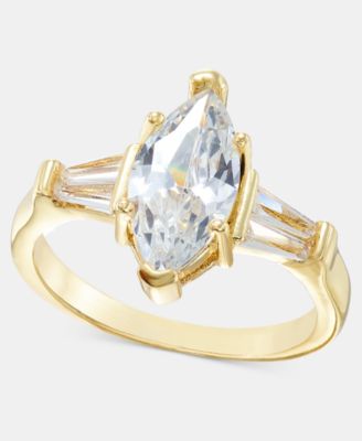 Cubic Zirconia Marquise Ring