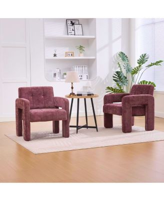 Modern Minimalist Single Armchair for Living Room, Bedroom, Office