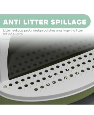   Covered Cat Litter Box with Scoop & Deodorizing Bags