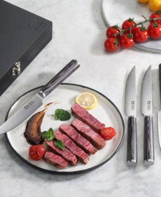 Pakkawood 4-Pc. Steak Knife Set