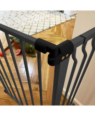 BalanceFrom Walk Thru Safety Gate, Fits 29.1-43.3" Openings, 36” Tall, Graphite