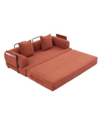 Foldable & Compressible Sofa with Metal Frame for Small Spaces