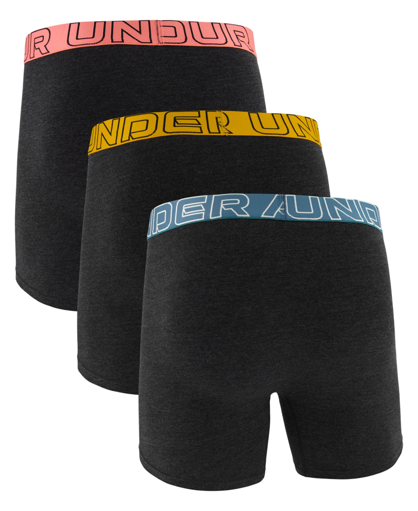 Трусы-боксеры Novelty для мужчин, 3 шт. — Under Armour, цвет: Чёрный — фото 4