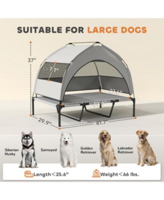 Elevated Portable Dog Cot for Outdoor