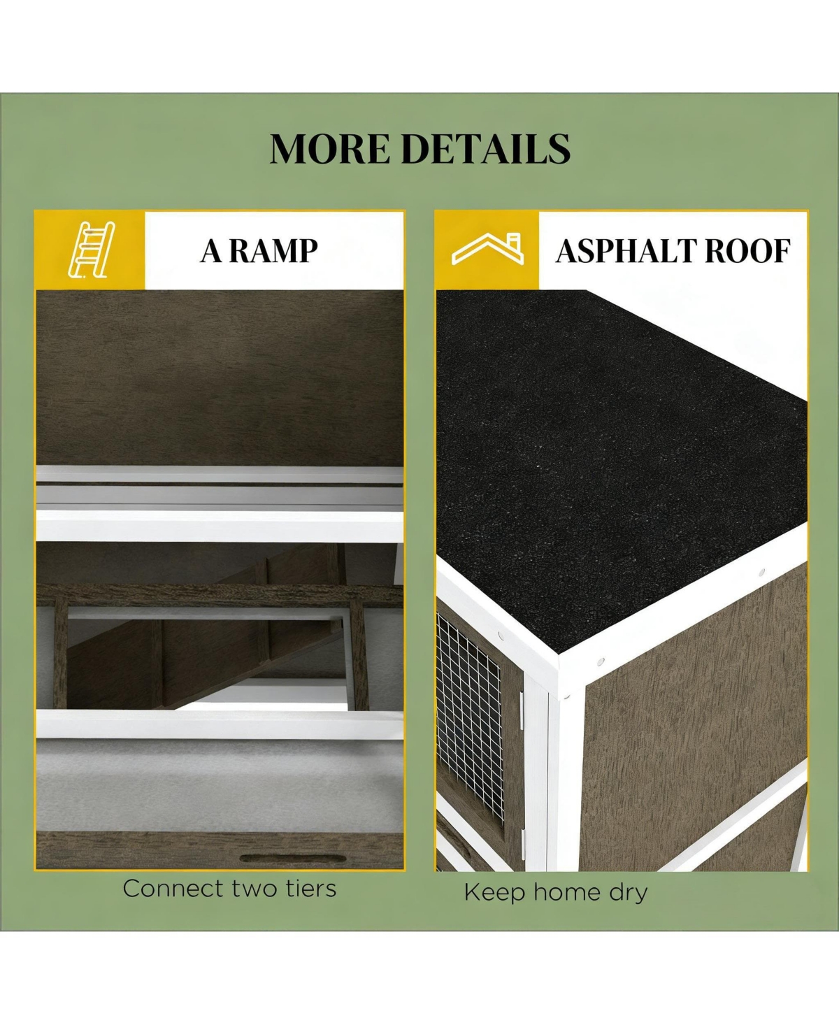 Zeus & Ruta Cat House Wooden Cat House