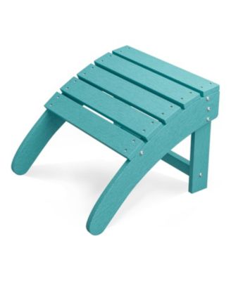 Adirondack Ottoman Foot Rest, Weather-Resistant Patio Footrest for Adirondack Chair, AdirondackChair Footrest Resin for Outside Lawn Backyard