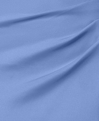 Women's Asymmetric-Neck Side-Slit Gown