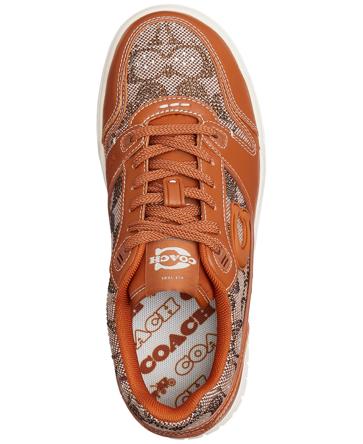Coach Women's Crystal Signature Jacquard Soho Sneakers