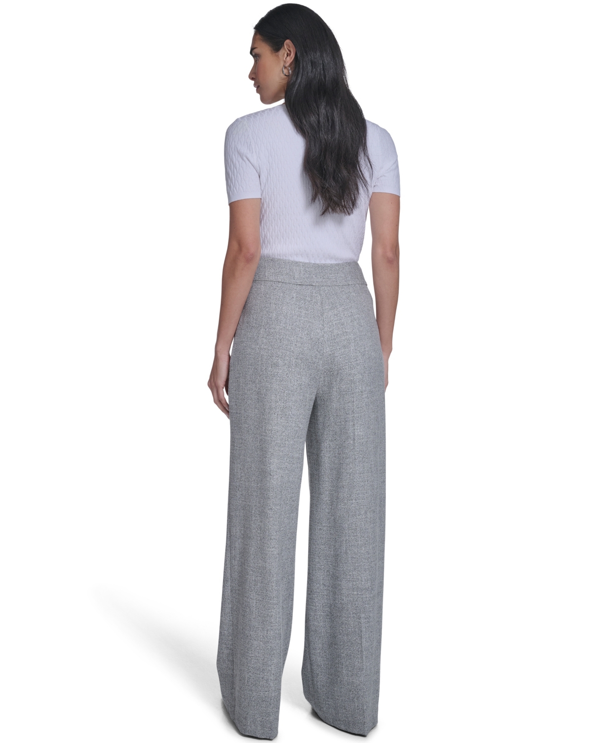 Calvin Klein Women's Novelty Wide-Leg Pants