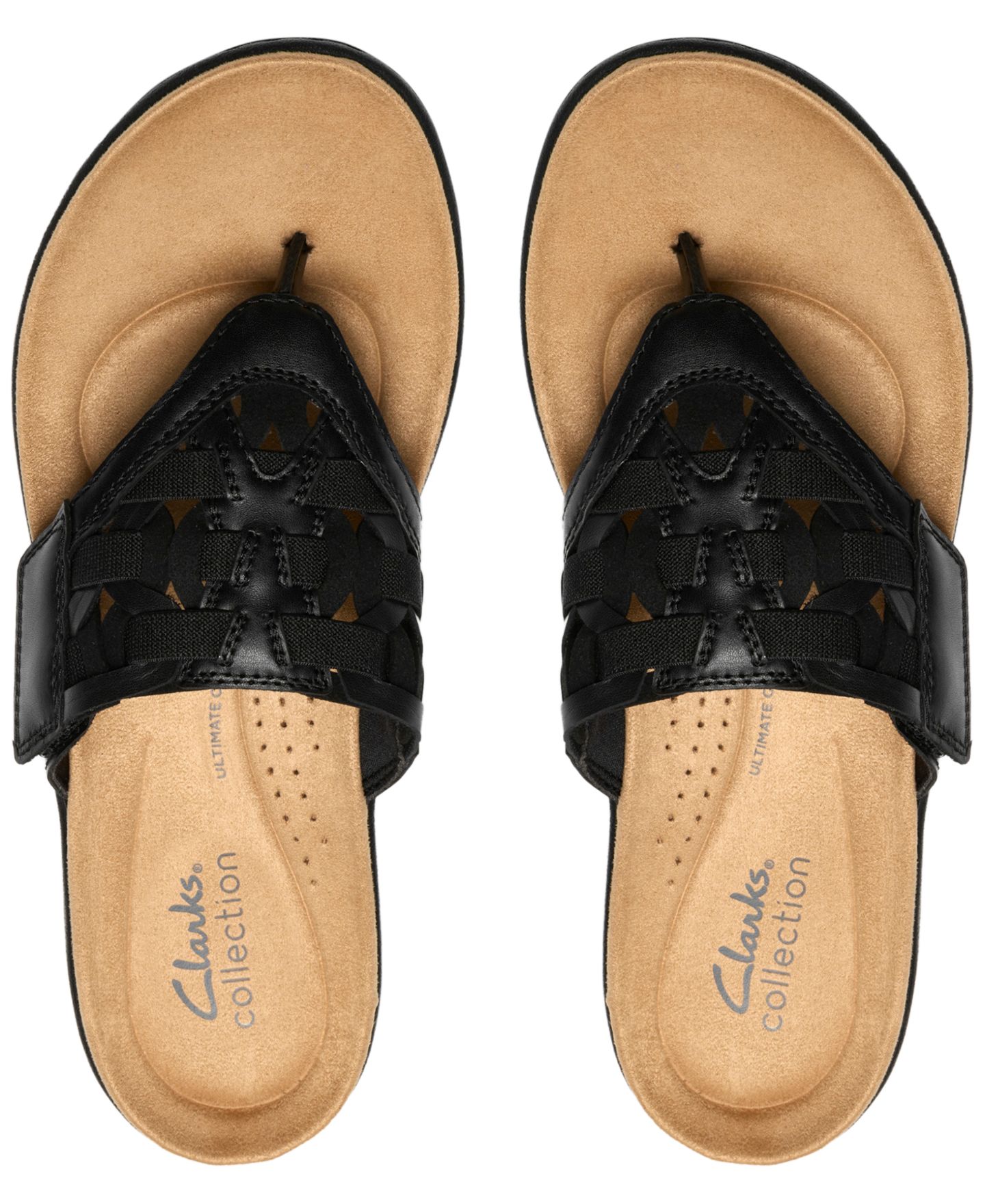 Женские сандалии Clarks Collection Laurieann Mia Round Toe, цвет: Чёрный кожаный — фото 7