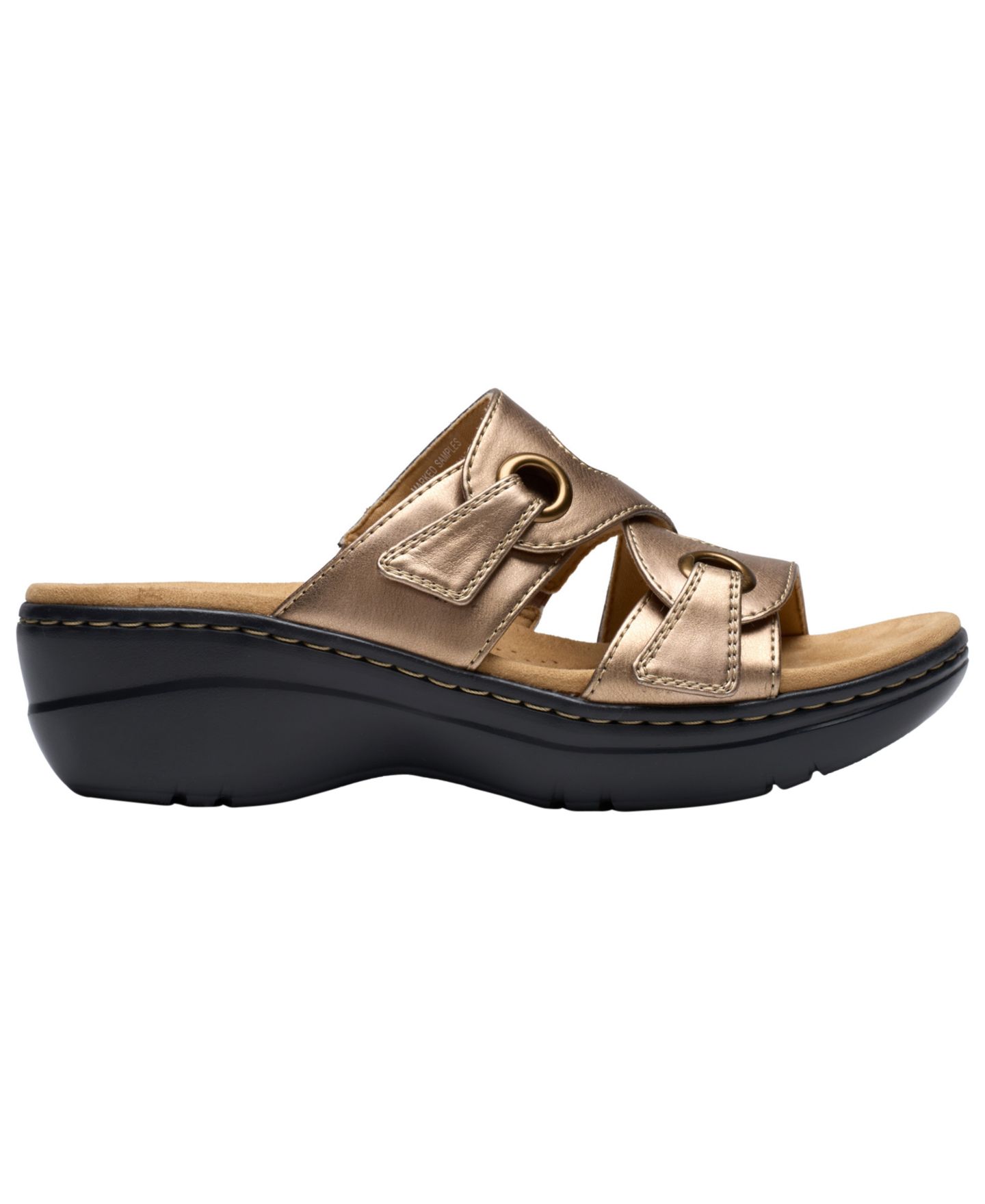 Женские сандалии Clarks Collection Merliah2 Cove Round Toe, цвет: Золотой металлик — фото 2
