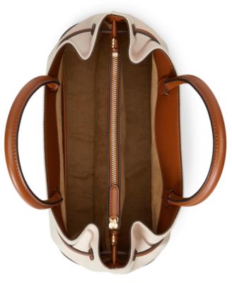 Blaike Large Cross-Dyed Canvas Satchel Bag