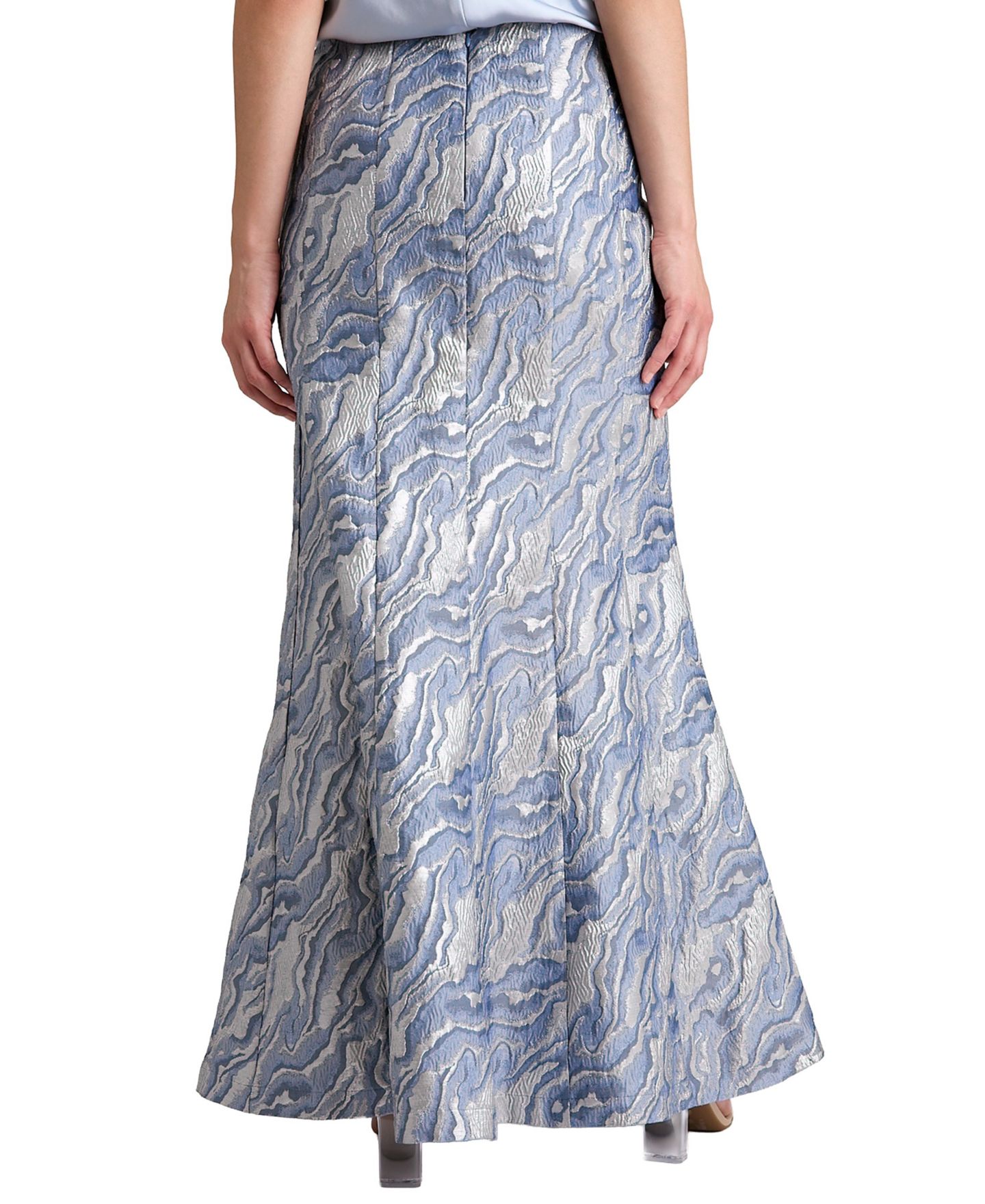 Женская юбка Muse Seamed Ball Room Maxi, цвет: Синий разноцветный — фото 3