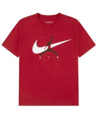 Boys' 8-20 Jumpman Swoosh Logo Crewneck T-Shirt