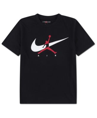 Boys' 8-20 Jumpman Swoosh Logo Crewneck T-Shirt