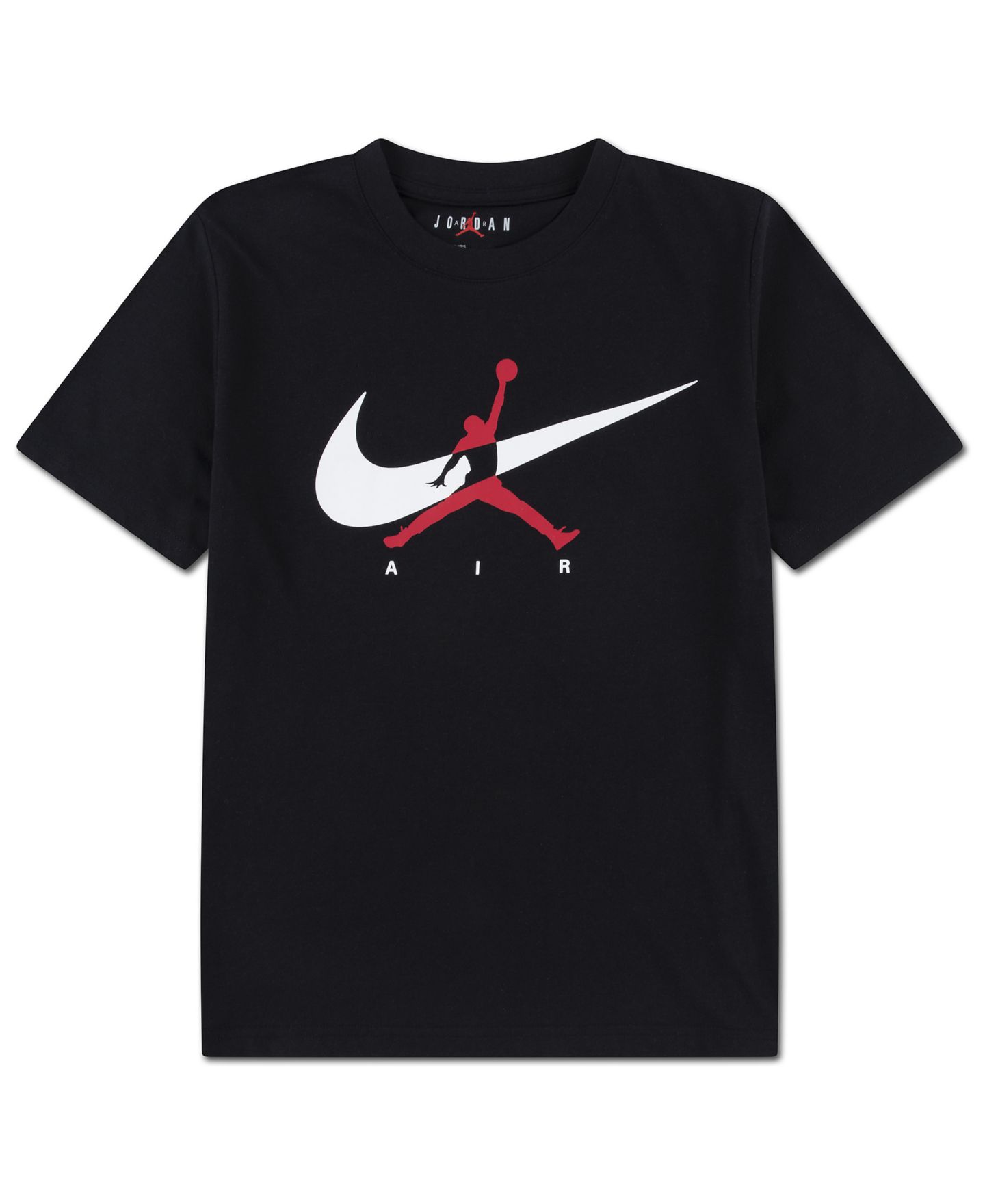 Свитшоты для мальчиков Jordan Jumpman Swoosh с логотипом, цвет: Чёрный — фото 5