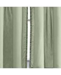 Ellis Stacey 1.5" Rod Pocket High Quality Fabric Solid Color Window Tailored Tier Pair 56"x36" Sage