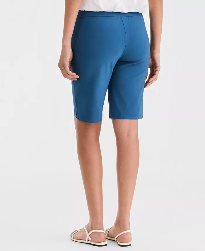 Women's Mid-Rise Pull-On Bermuda Shorts - thumbnail 5