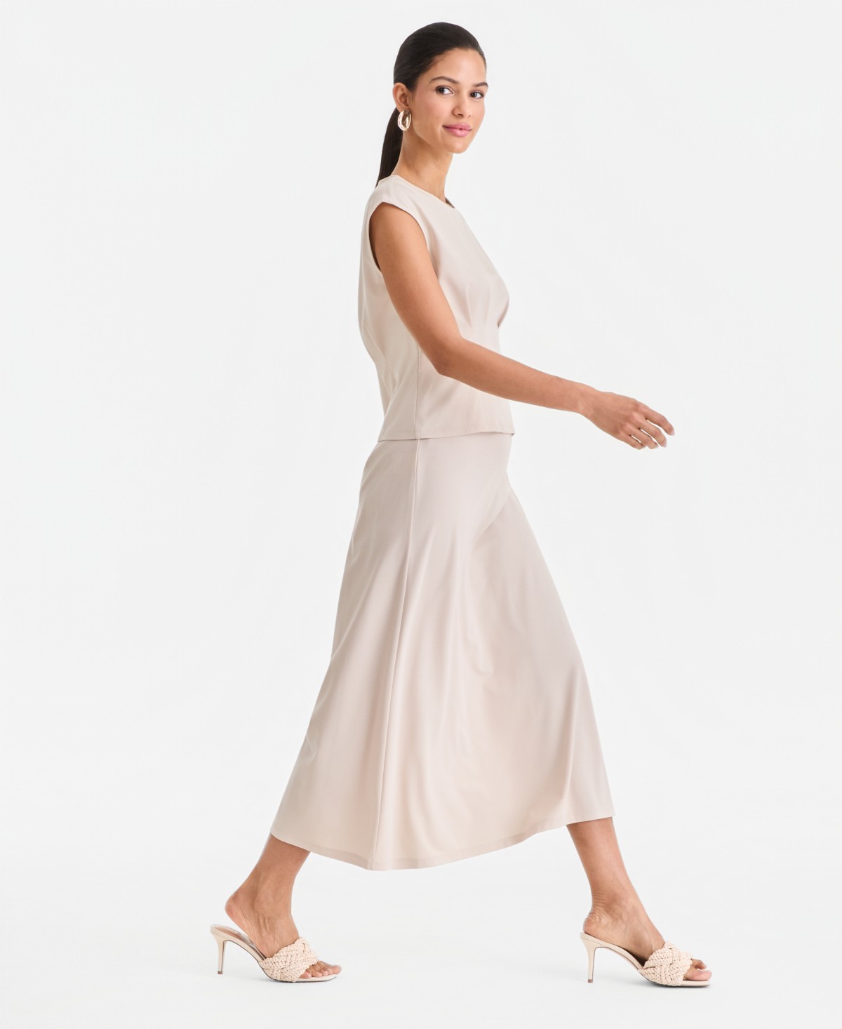 Женские юбки I.N.C. International Concepts Women's Ponte Knit Midi Skirt — фото 1