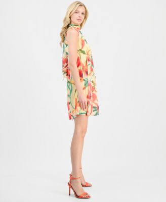 Women's Mock-Neck Shift Dress