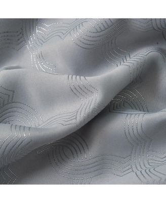 Oliva Gray Jansen Rubber Blackout Grommet Panel - 54x90" Grey